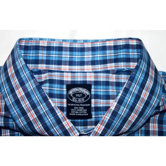 Brooks Brothers 1818 Mens Short Sleeve Button Down Shirt Size 1XLT - Picture 5 of 6